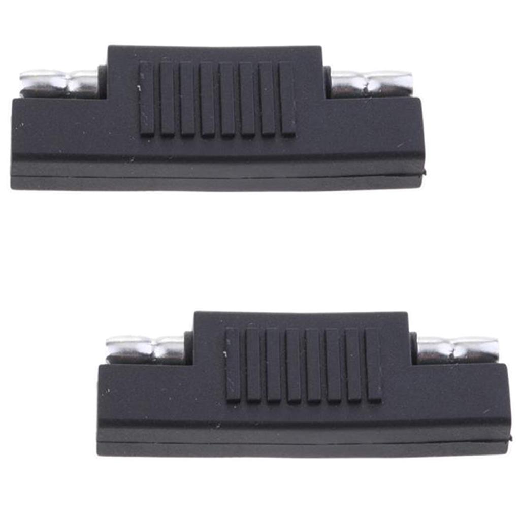 2Pcs SAE Male to Male Power Adapters Connectors Solar Panel Battery Kits