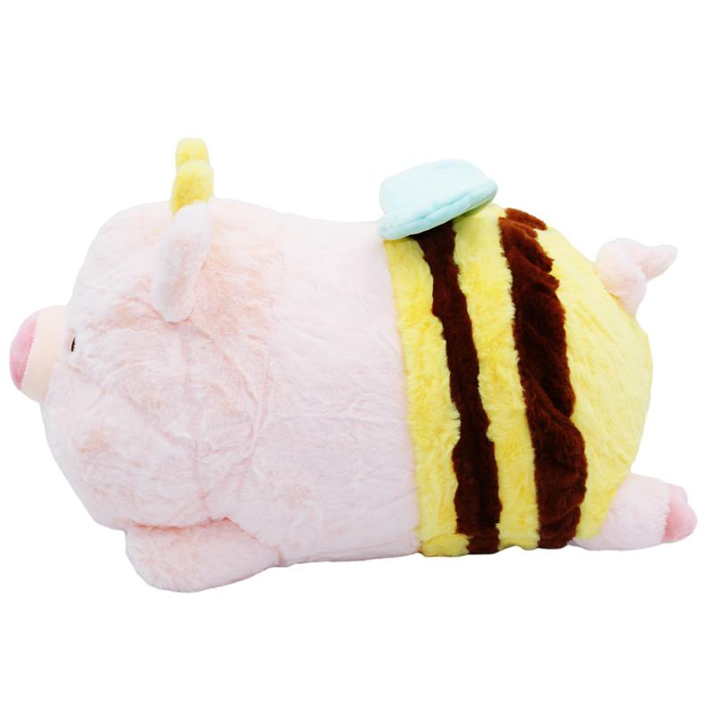 Thú Bông Heo Hồng Mặc Quần Ong Vàng 65 cm - ZooZoo 65620