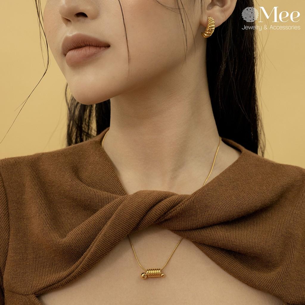 Dây chuyền MEE xoắn ốc cá tính, vòng cổ nữ dự tiệc - N2805