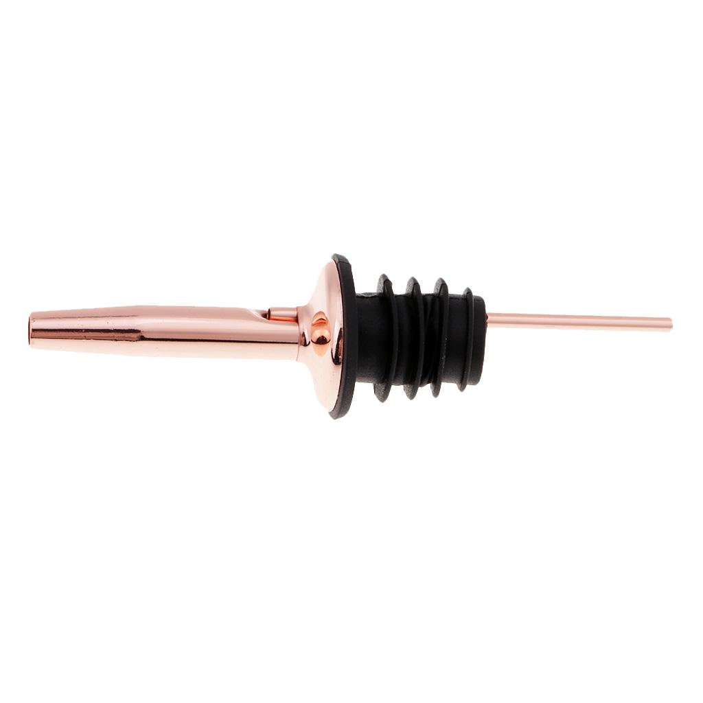 1pc Liquor Pour Spouts Stainless Steel Bottle Spout and Liquor Pourer Dust Caps Covers