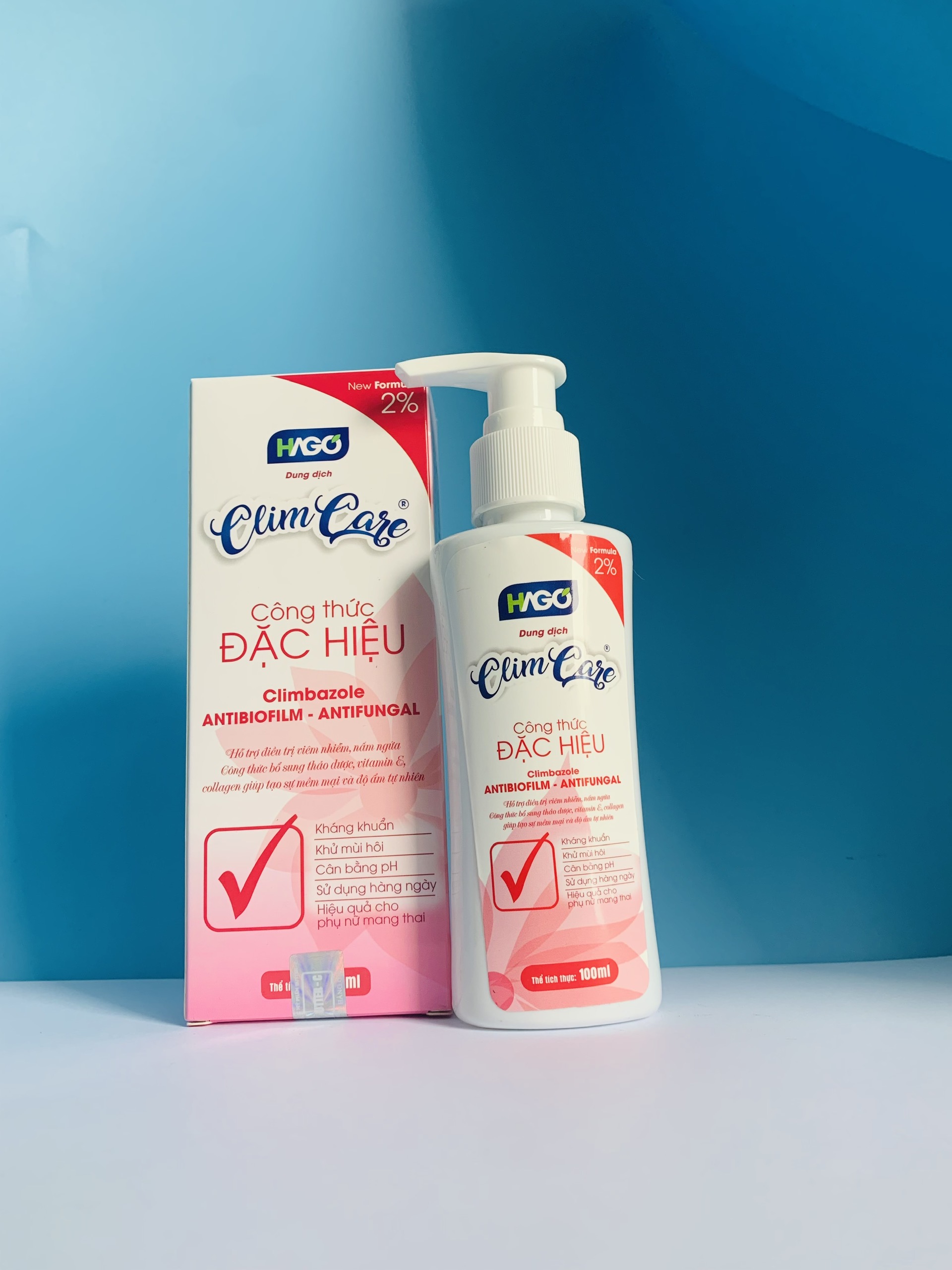 Bộ 3 chai ClimCare- Dung dịch vệ sinh hỗ trợ điều trị nấm, ngứa vùng kín