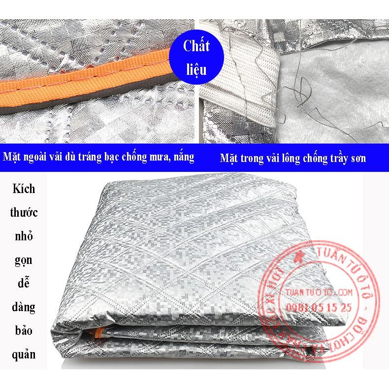 Tấm bạt chống nóng kính lái ô tô có tai bảo vệ gương