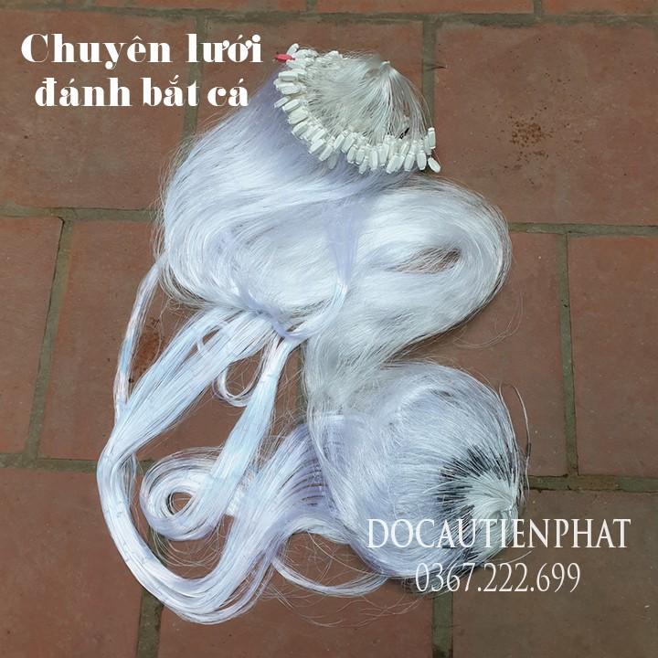 Lưới đánh cá ba màn sợi thái mắt 12cm cao 1m2 dài 80m