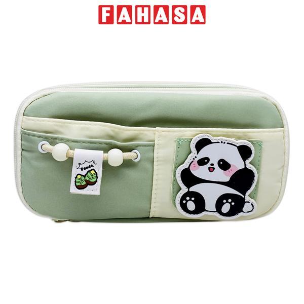 Bóp Viết Vải Panda - Shunde 8138 - Màu Xanh Lá
