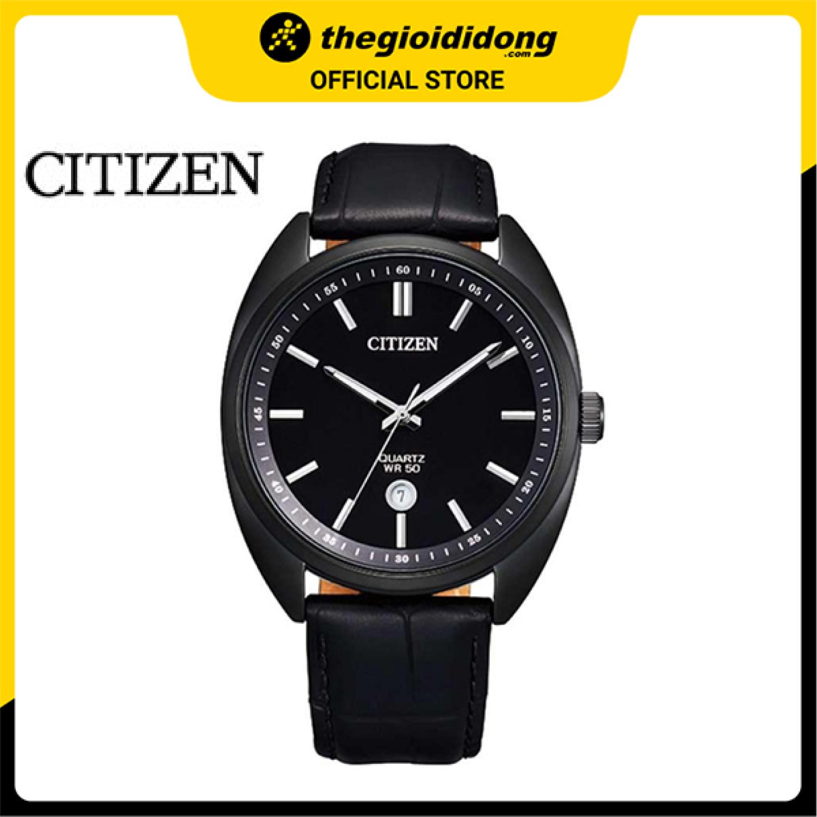 Đồng hồ Kim Nam dây da Citizen BI5095-05E - Hàng chính hãng