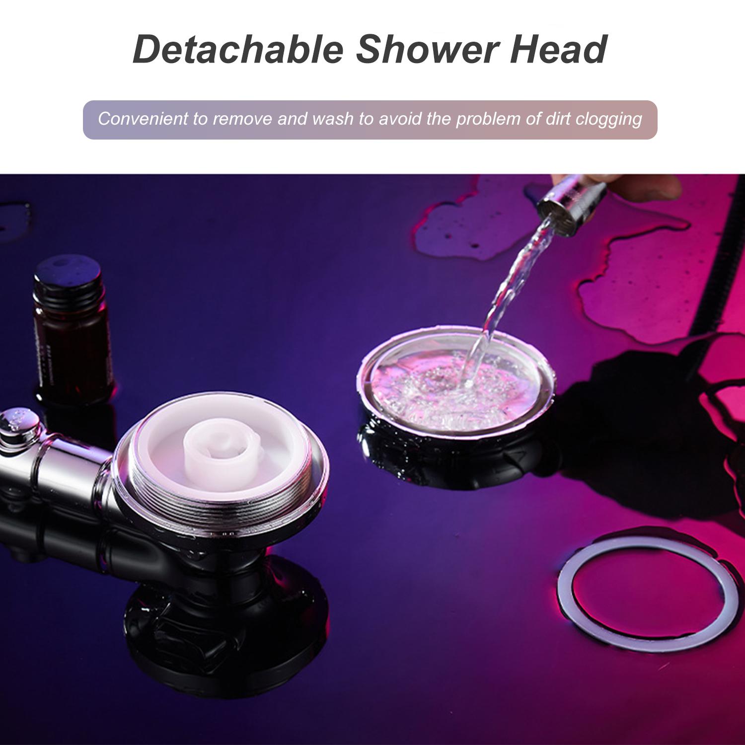 Đầu vòi sen cầm tay áp suất cao G1 / 2 Có thể điều chỉnh 3 chế độ nước, tiết kiệm nước