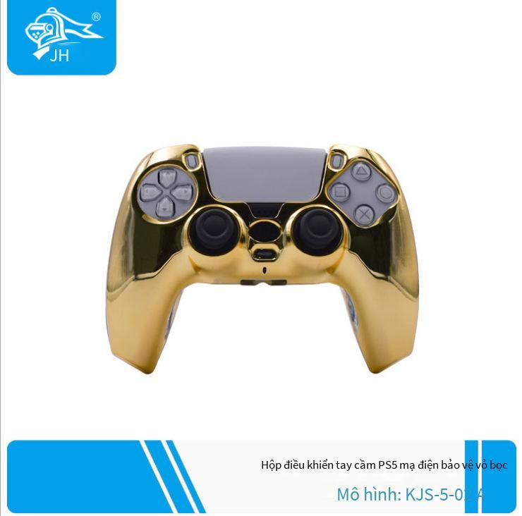 Phong cách mới nhất Bộ điều khiển PS5 vỏ bảo vệ mạ điện Bộ điều khiển trò chơi PS5 mạ điện vỏ cứng PS5 tách lớp vỏ bảo vệ mạ điện nhiều màu sắc