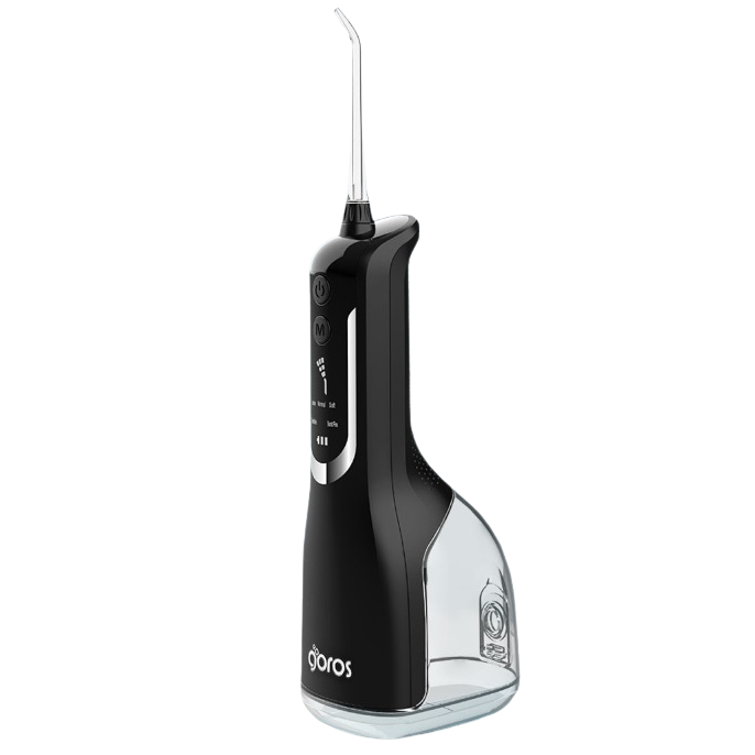 Máy Tăm Nước GOROS Aqua 360 Water Flosser (Màu Đen) - Hàng Chính Hãng