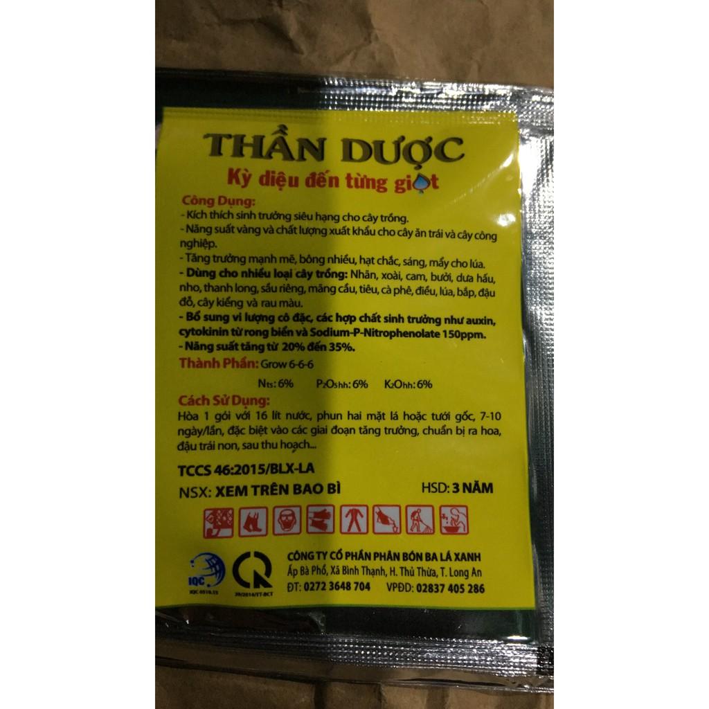 Phân bón lá BA LÁ XANH 6-6-6 gói 10 ml
