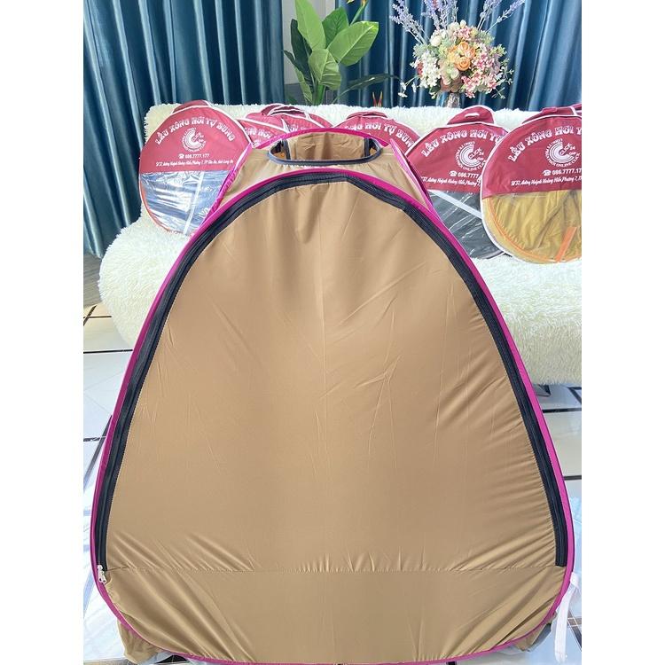 Lều Xông Hơi Khung Cacbon BH 1 năm - Chống Thấm Nước - Vải Dầy Ngoài Nhìn Vô Không Thấy Bóng - Chui Đầu