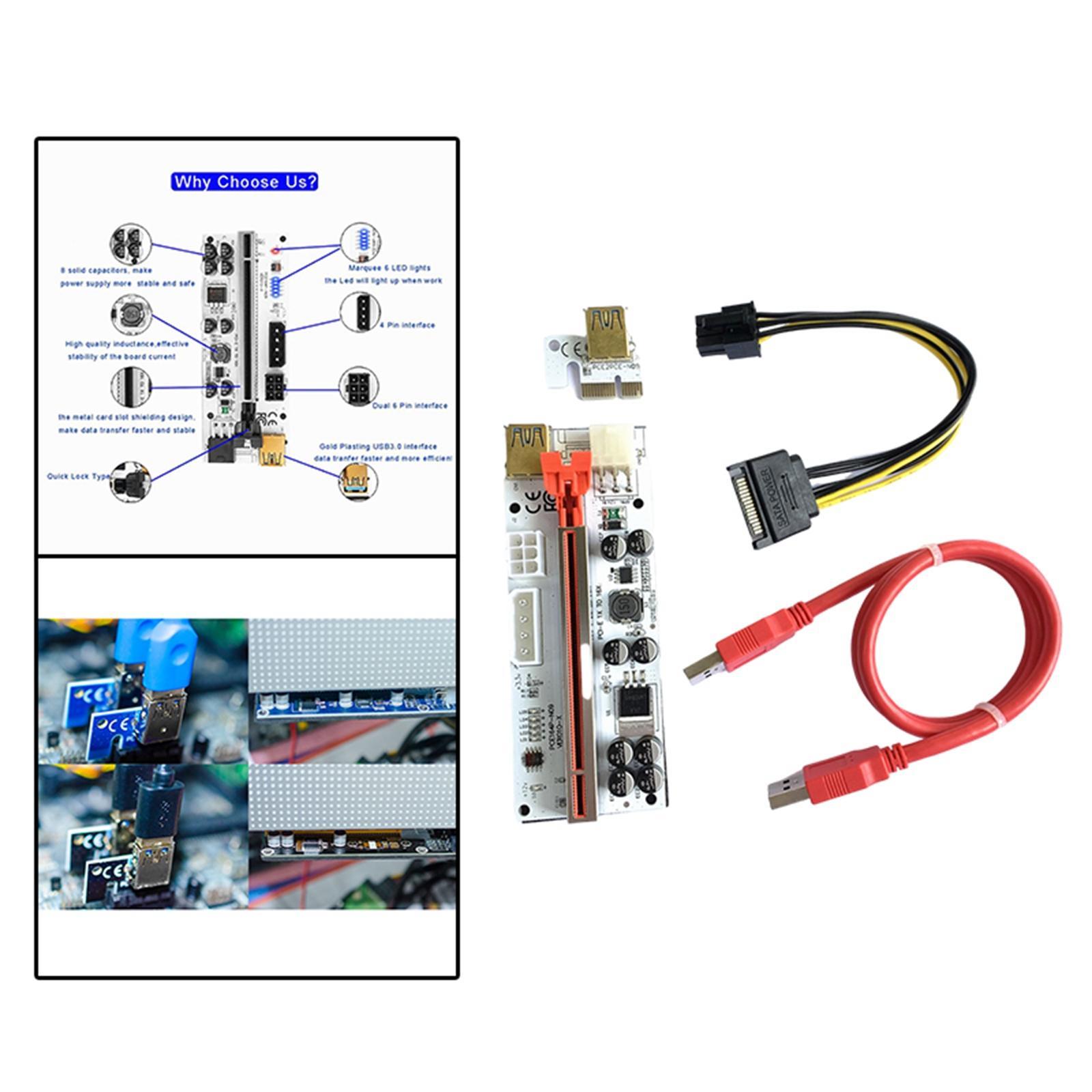 Ver010-X Pci- Card 1x to 16x Extender GPU