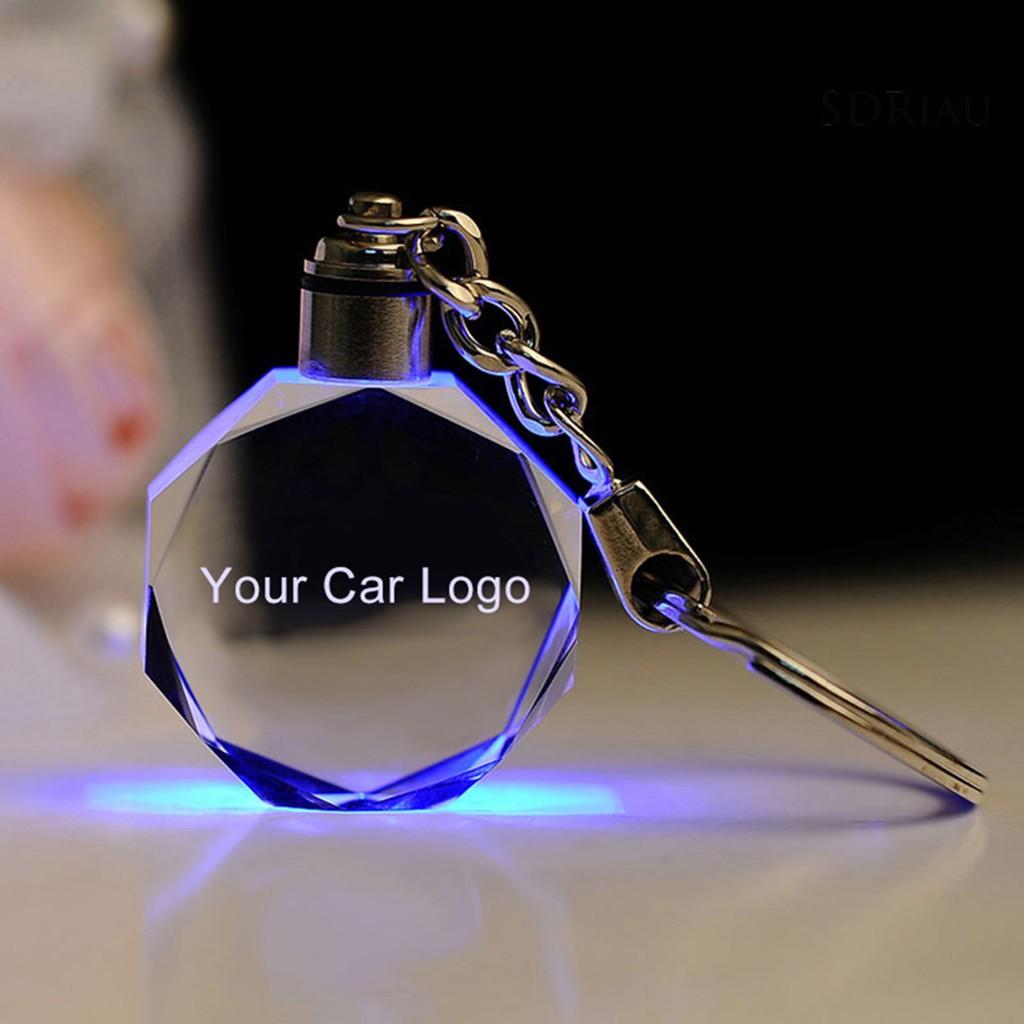 Móc Khóa Hình Logo Có Đèn Led Phát Sáng Độc Đáo