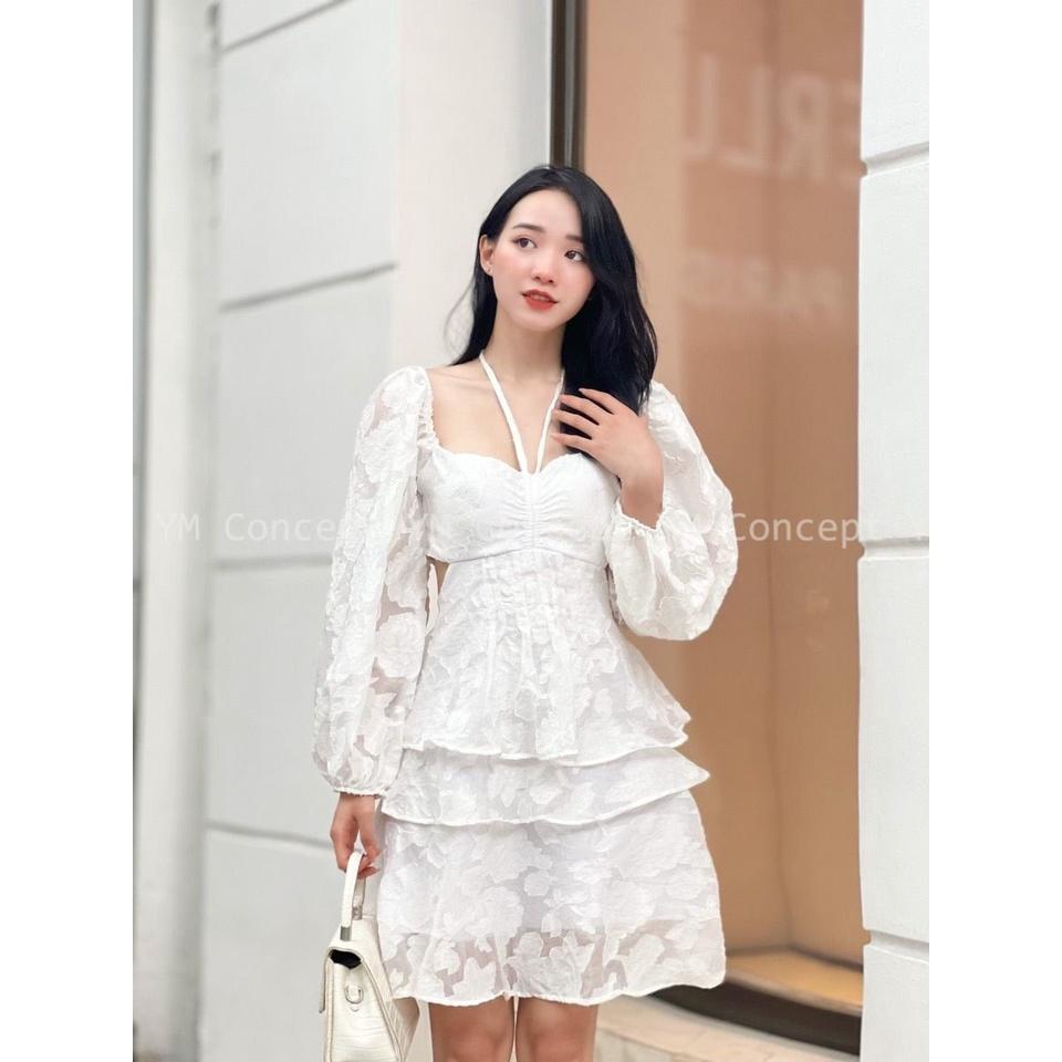 Đầm Xòe 3 Tầng Cut Out Lưng Qri Dress - D0488