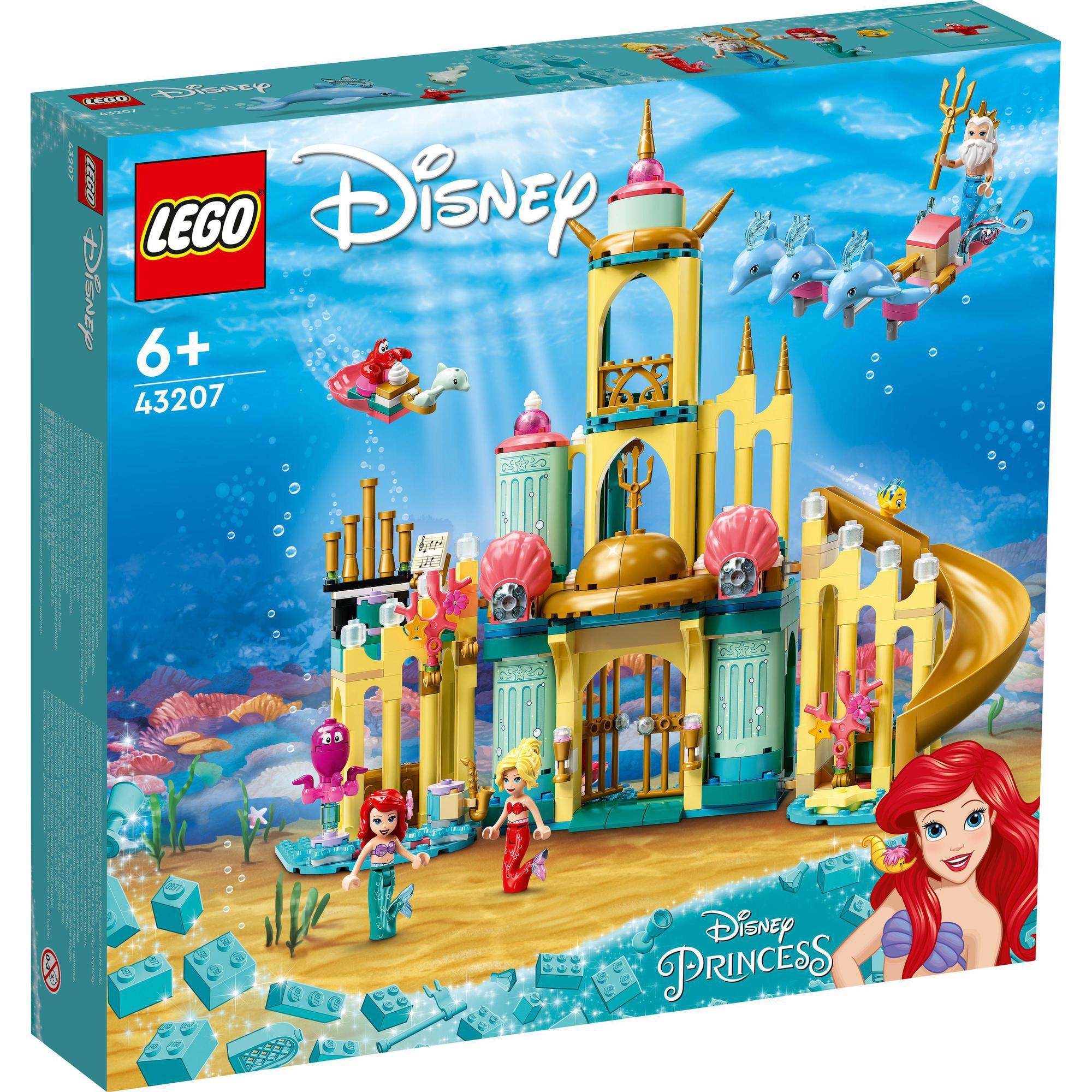 LEGO Disney Princess 43207 Lâu Đài  Của Công Chúa Ariel (498 chi tiết)