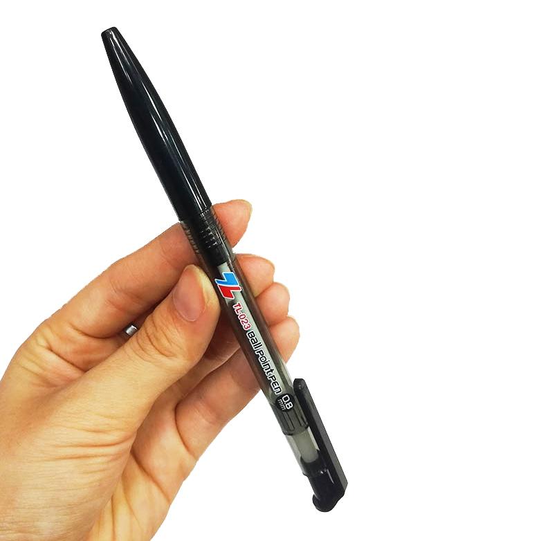 Bút Bi Thiên Long TL-023 ( Xanh+Đen+Đỏ ) - Đen