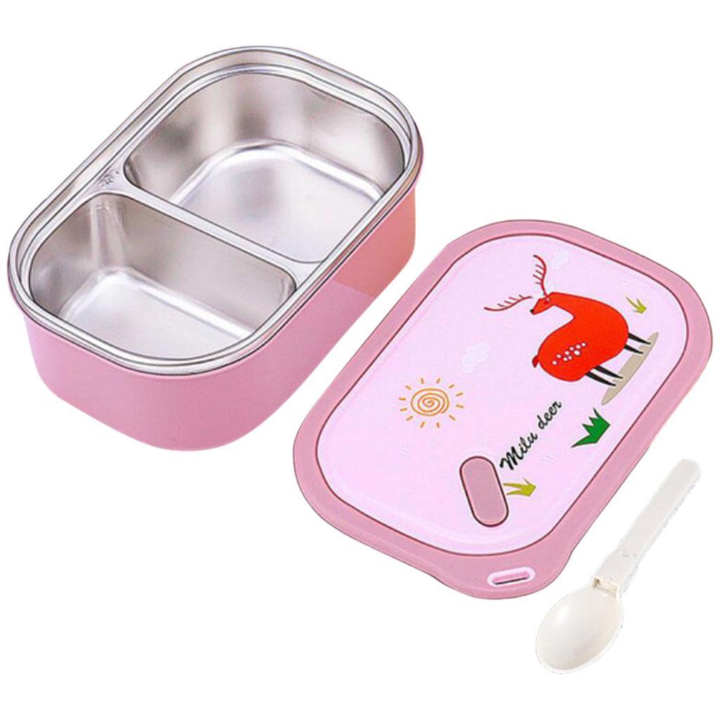 Insulated Lunch Box Portable Leak Proof Bento Box for School Travel Children