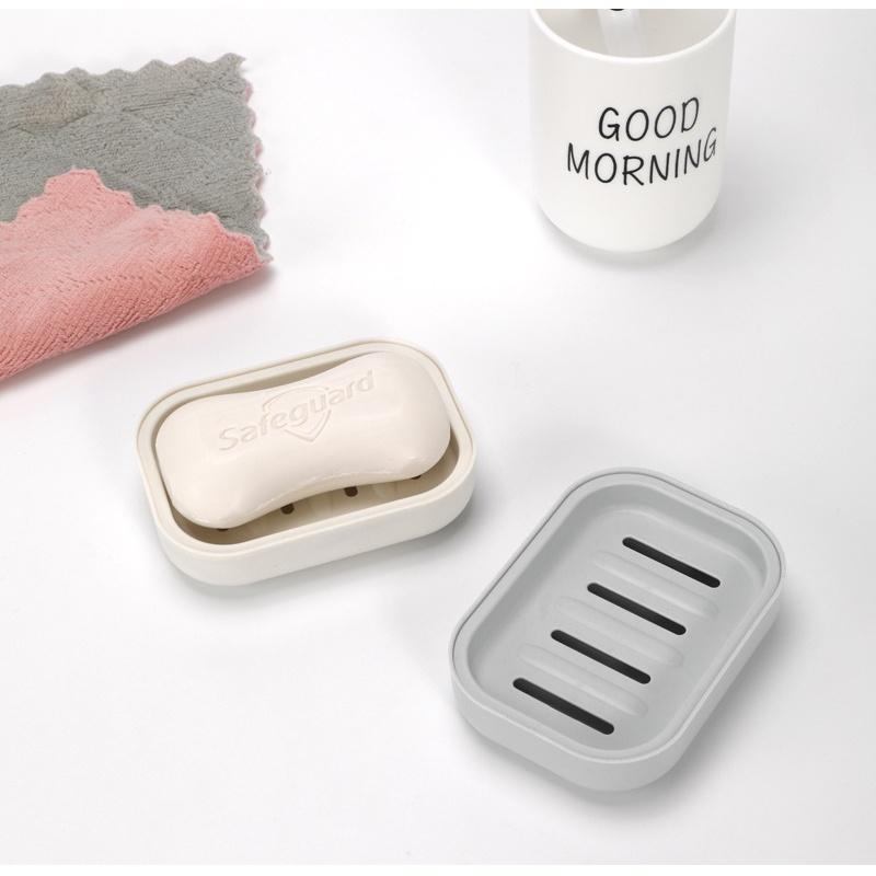 Hộp Đựng Xà Phòng Nhiều Ngăn Kèm Nắp Đậy Sáng Tạo Đa Năng Dùng Trong Phòng Tắm/Ký Túc Xá