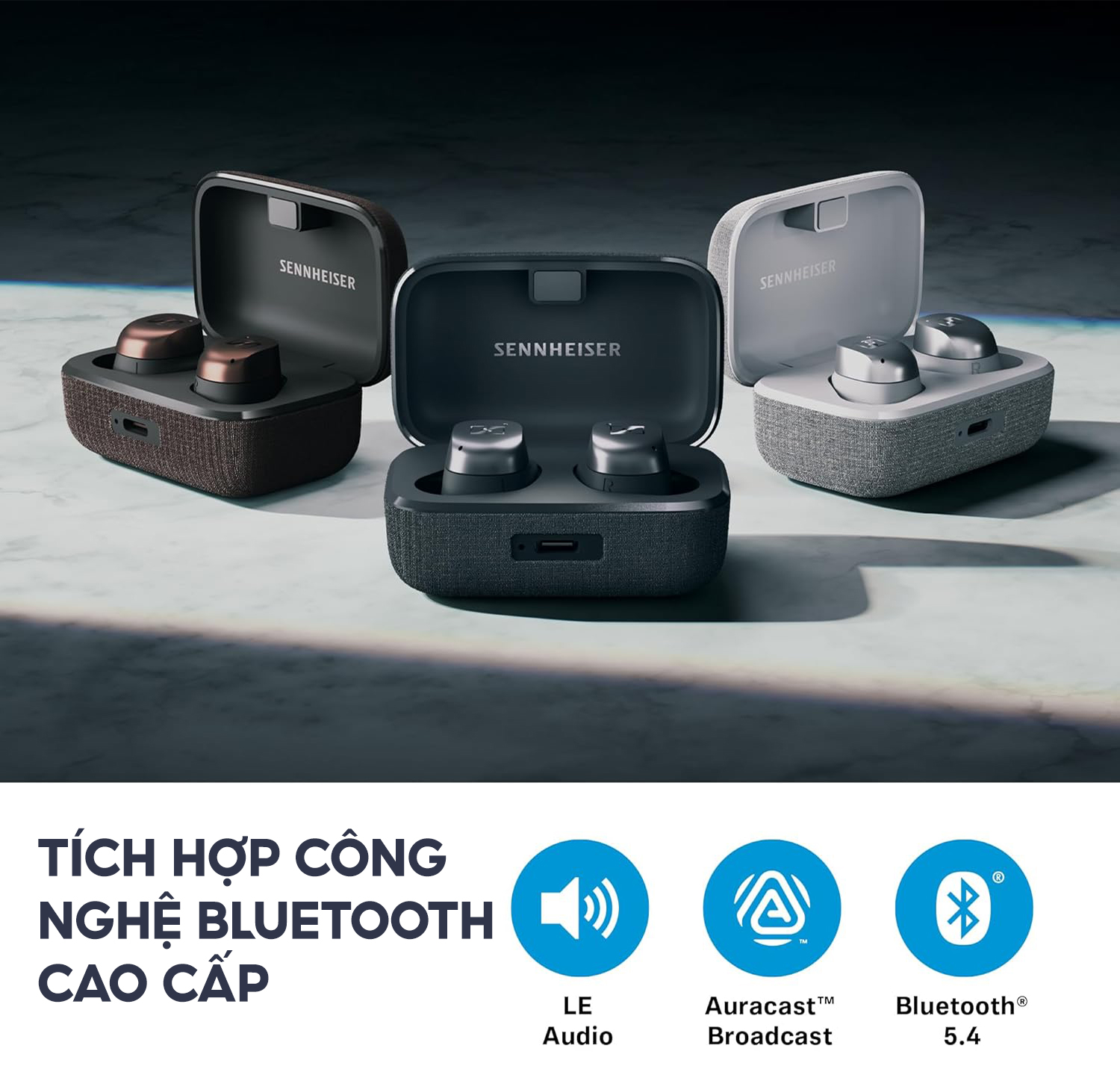 Tai nghe SENNHEISER Momentum True Wireless 4 - Hàng chính hãng mới 2024