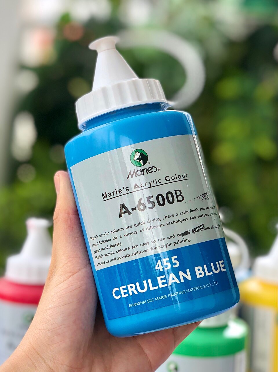 Màu acrylic vẽ nổi 3D bình vòi 500ml