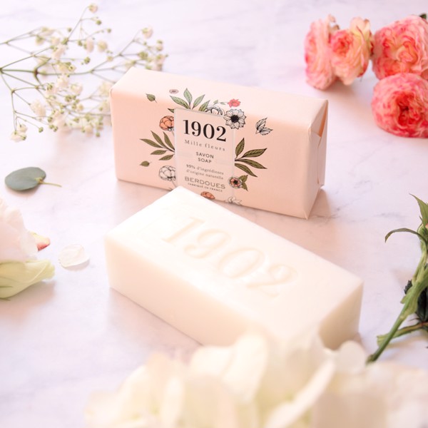 Xà phòng tắm hương nước hoa pháp berdoues 1902 MILLE FLEURS Soap 150g