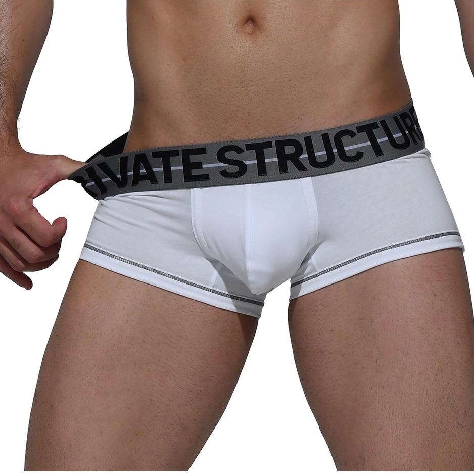 Quần lót nam Private Structure Underwear Trunk MOUX4103 White