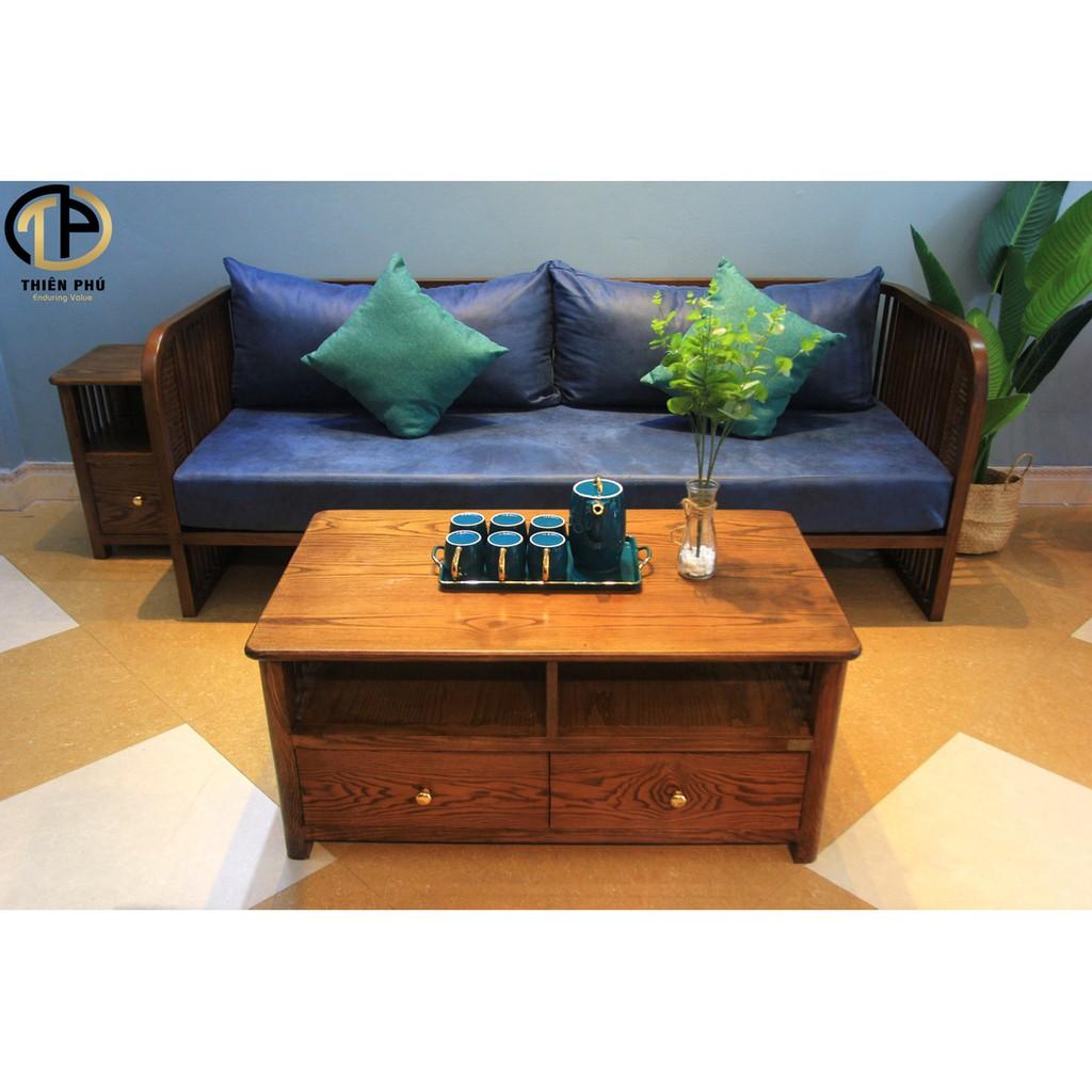 Bộ Sofa Gỗ Mây Indochine Phong Cách Vintage