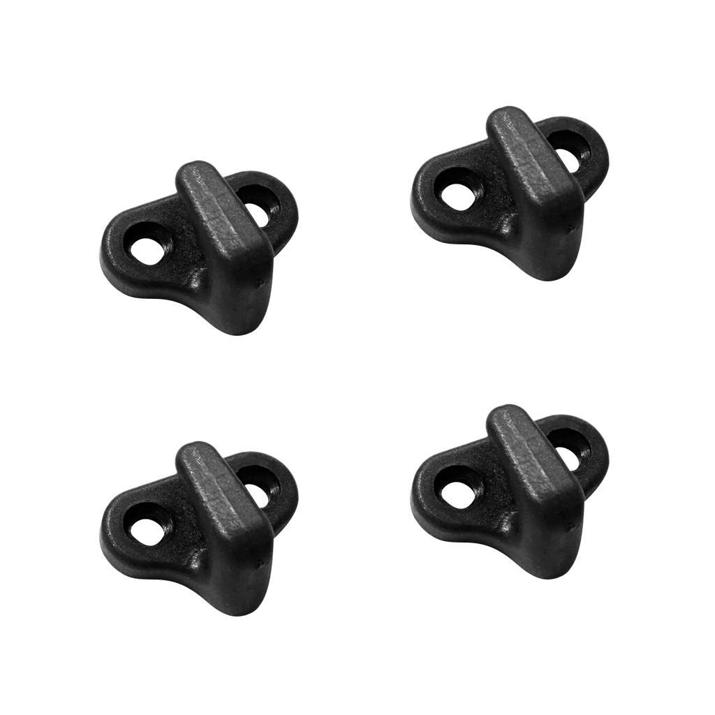 4  Nylon Replacement Kayak Lashing Hooks /   with Screws