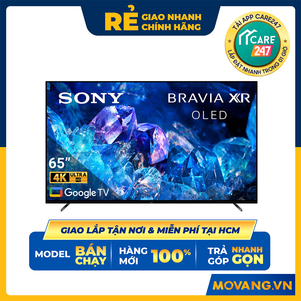 Google Tivi OLED Sony 4K 65 inch XR-65A80K - Model 2022