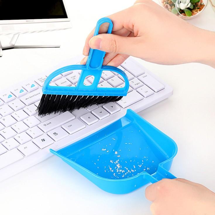 Bộ Chổi Quét Bụi Kèm Ki Nhỏ Gọn Tiện Dụng