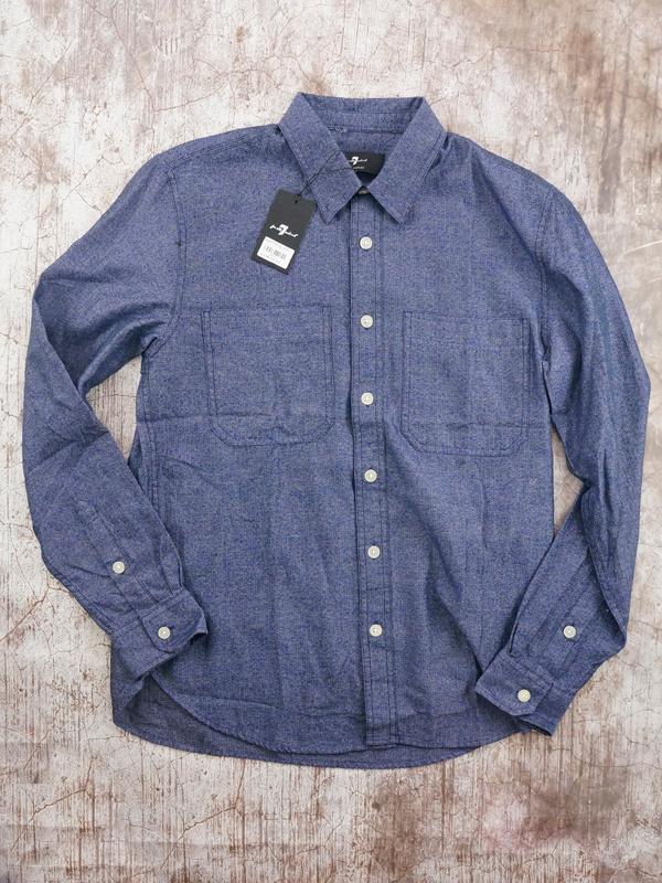 Áo Sơ Mi Nam 7 For All Mankind TRIPLE NEEDLE WORKER SHIRT - SIZE S/M