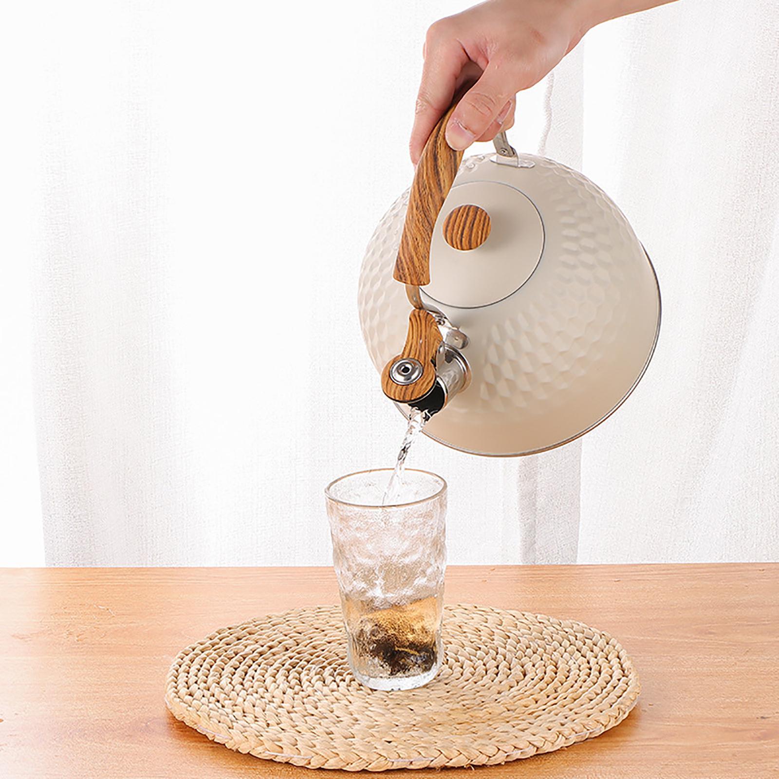 Stainless Steel Whistle Kettle for Tea Room Induction Cooker Making Coffee