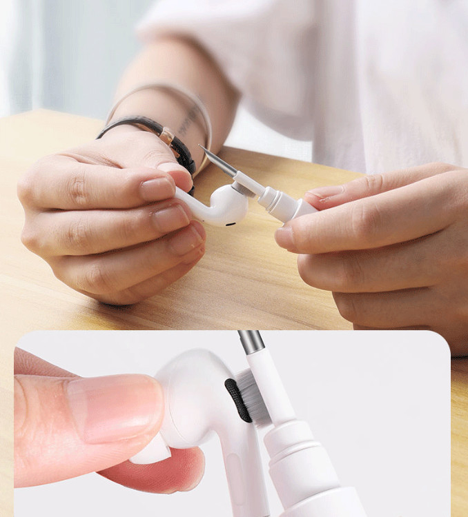 Bộ Dụng Cụ Vệ Sinh Tai Nghe - Bàn Phím Máy Tính 5 Trong 1