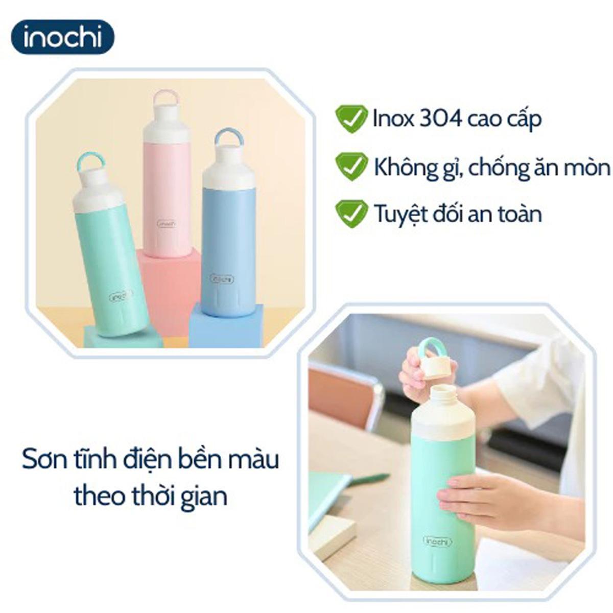 Bình Giữ Nhiệt Fuji Joy 590 ml - Inochi HNK.BFJO.0590 - Màu Xanh Mint, Hồng, Xanh Biển