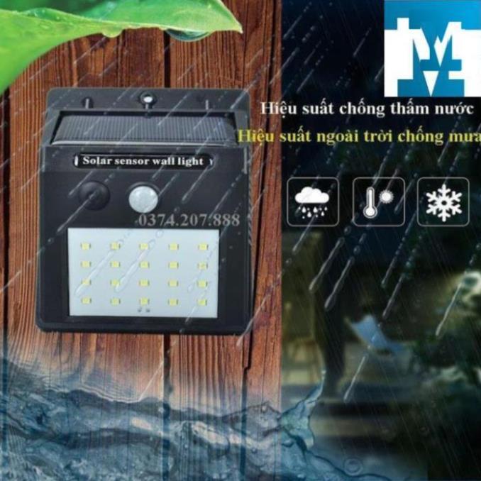 Đèn năng lượng mặt trời Solar 100LED 20 LED siêu sáng