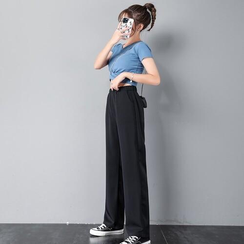 Quần tây nữ ống suông lưng cao công sở giá rẻ