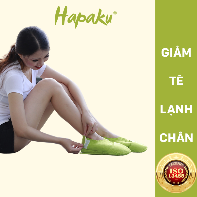 Túi chườm nóng thảo dược giảm đau bàn chân dùng lò vi sóng - Hapaku