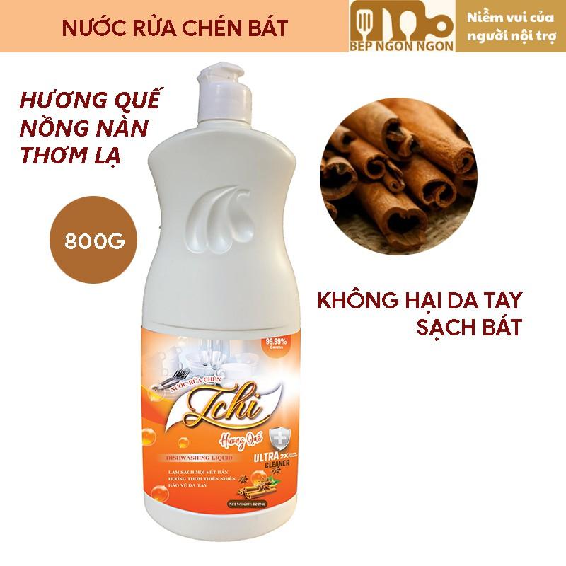 Nước rửa chén hương quế hương tự nhiên an toàn lành tính Tchi_BEP NGON NGON