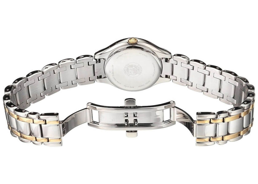 Đồng Hồ Nữ Citizen Đính Đá Swarovski Dây Thép Không Gỉ EM0284-51D - Mặt Xà Cừ