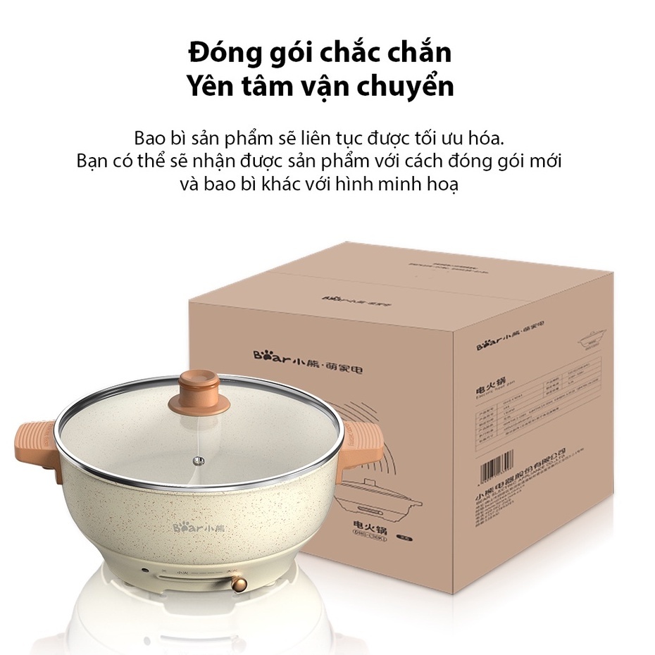 Nồi lẩu uyên ương Bear DHG-C50K1 - Hàng chính hãng