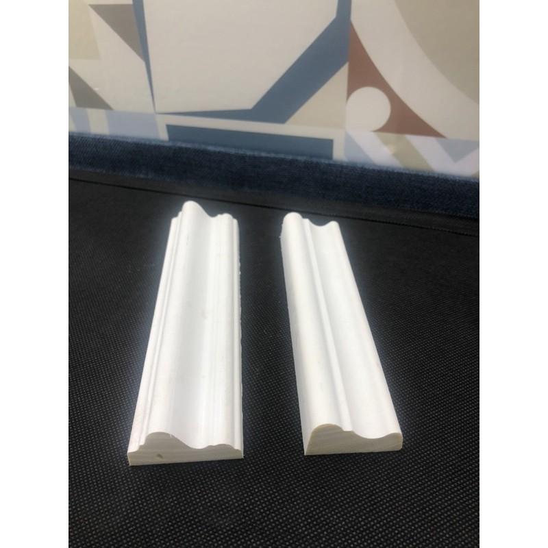 Chỉ nhựa PU xốp bản 4.3cm trắng thô thích hợp sơn thay đổi màu sắc
