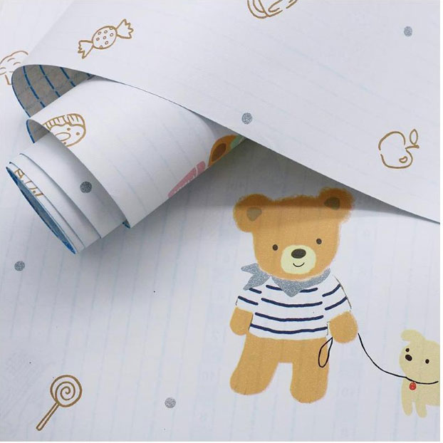 Giấy dán tường Gấu Teddy WP0020