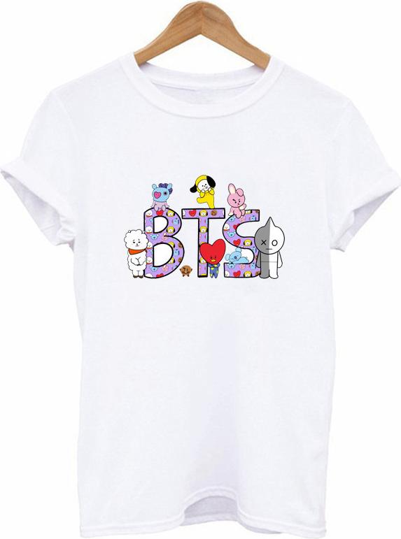 Áo phông BT21 BTS - Áo thun Unisex in hình so cute