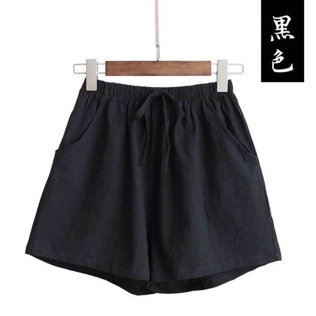 Quần đùi đũi xước vải siêu mát, quần short ulzzang hàn quốc QN02
