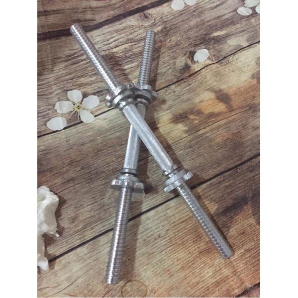 Đòn tạ tay dài 45cm phi 27 lắp full tạ