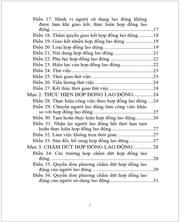BỘ LUẬT LAO ĐỘNG – LABOR CODE – 劳 动 法