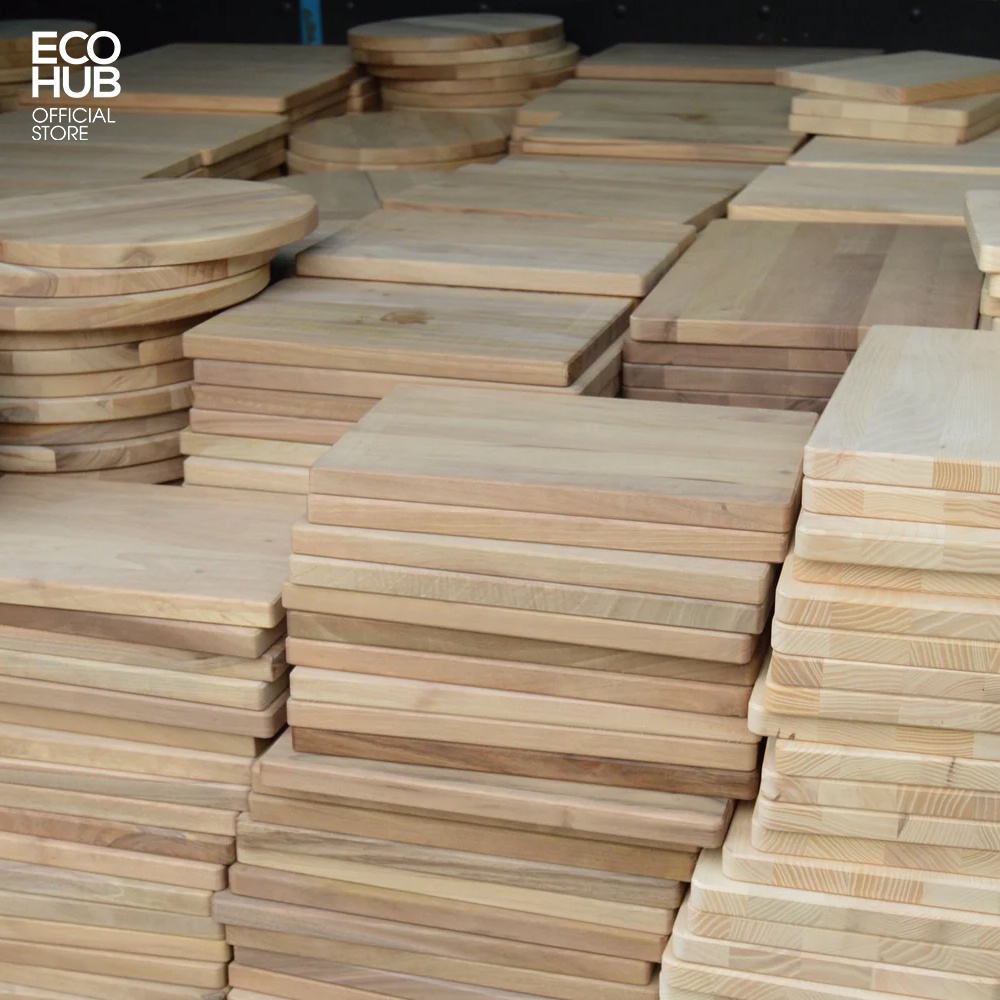 Thớt gỗ Trang trí / Decor, Gỗ Tần Bì (Ash) ECOHUB, Sáng màu tự nhiên, Decor (20x30cm, 22x35cm)