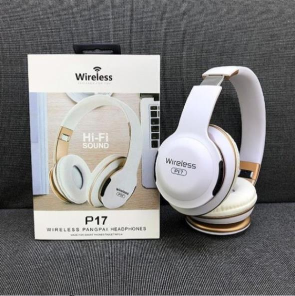 HEADPHONE KHÔNG DÂY BLUETOOTH HI-FI P17 CỰC HAY