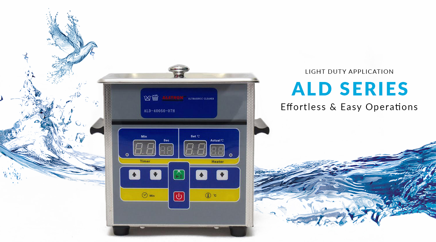 Máy rửa sóng siêu âm làm sạch mọi vết bẩn 0.7 lít thương hiệu Alstron
