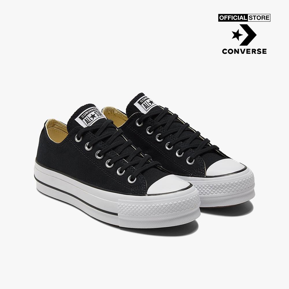 CONVERSE - Giày sneakers nữ cổ thấp Chuck Taylor All Star Lift 560250C-0000_BLACK