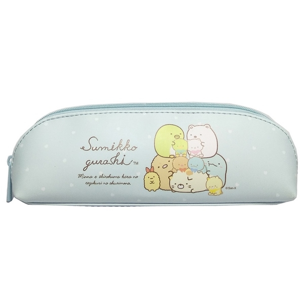 Bóp Viết Banana 3 Sumikko Gurashi - Dây Kéo Màu Xanh